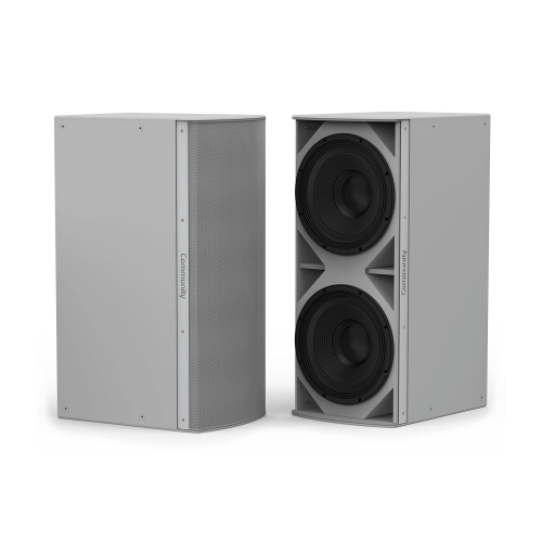 Biamp Community Community is6-215, subwoofer dual de potencia media de 15 pulgadas